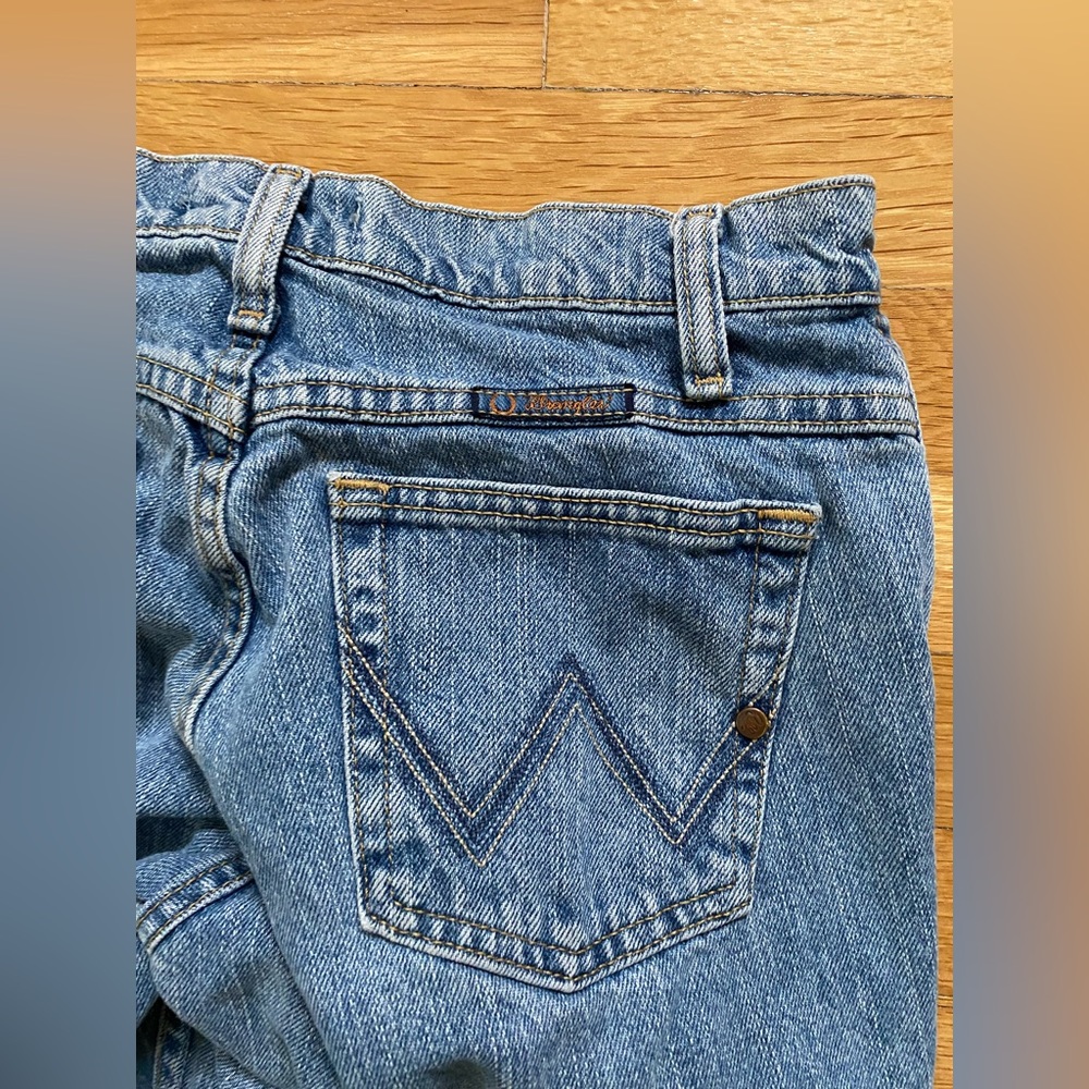 one of a kind vintage wrangler cowgirl cut jeans